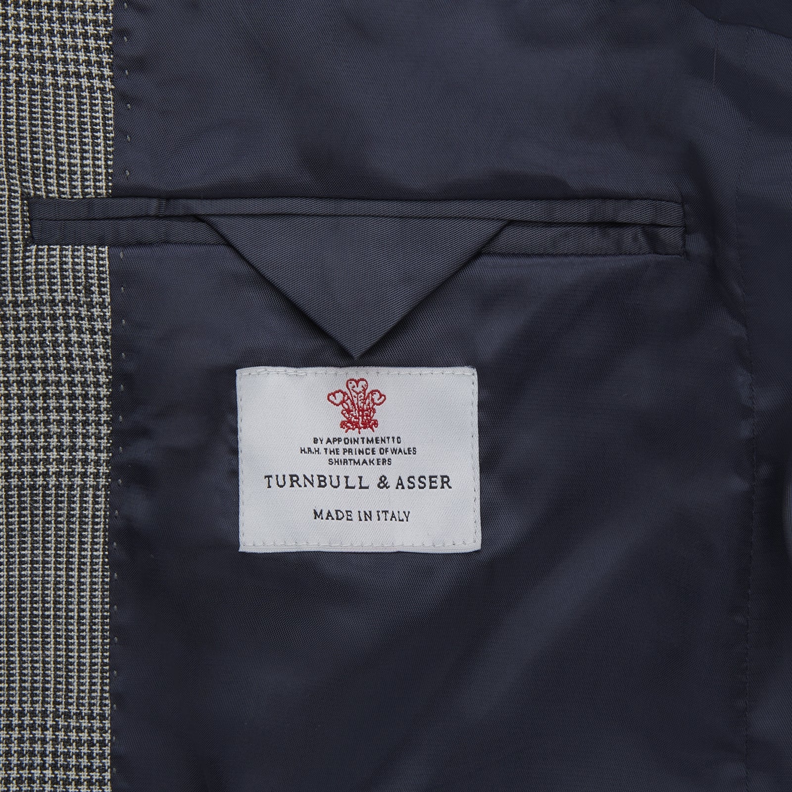 View 2 of product Grey Prince of Wales Check Wool Hopsack Jacket