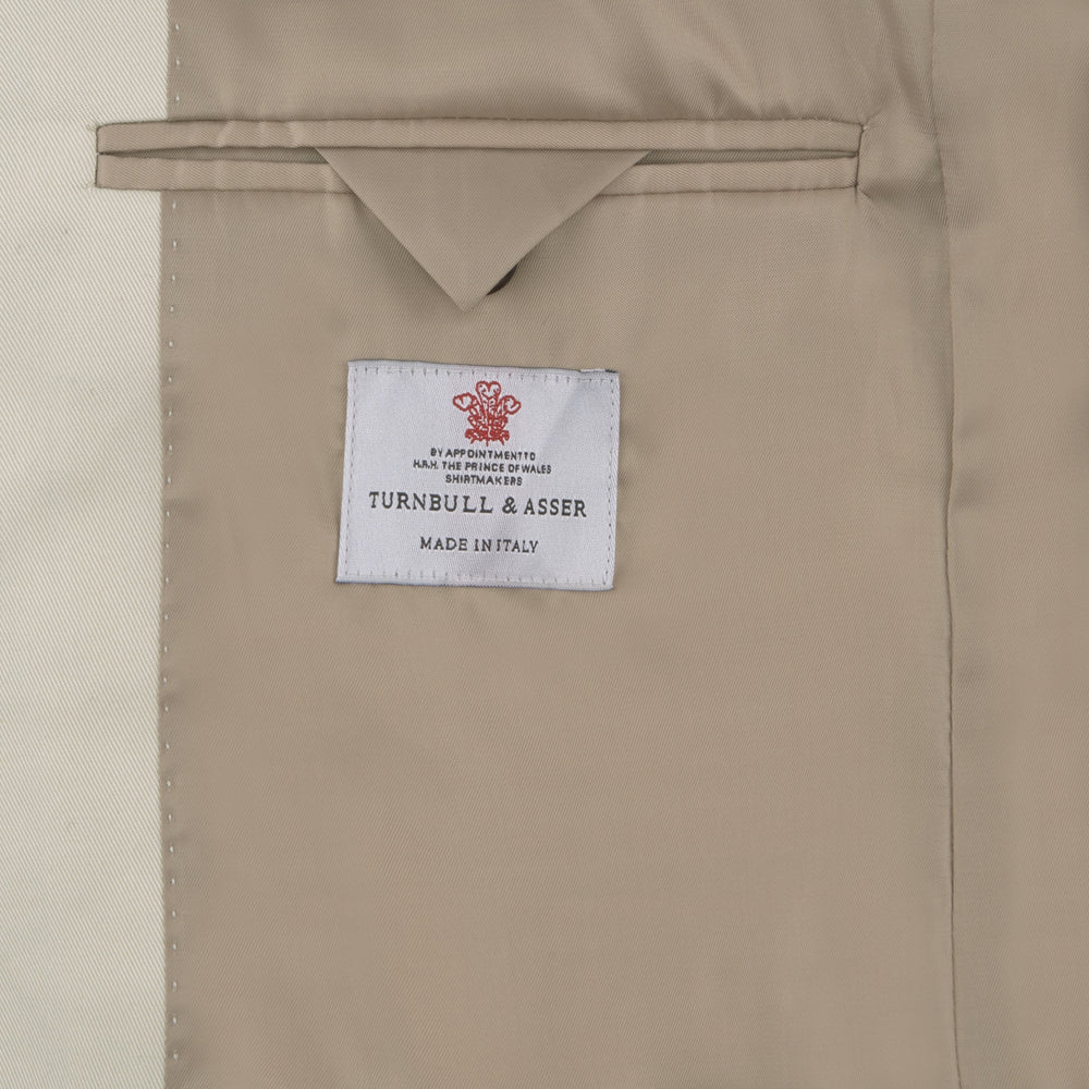 Stone Cotton Twill Jacket