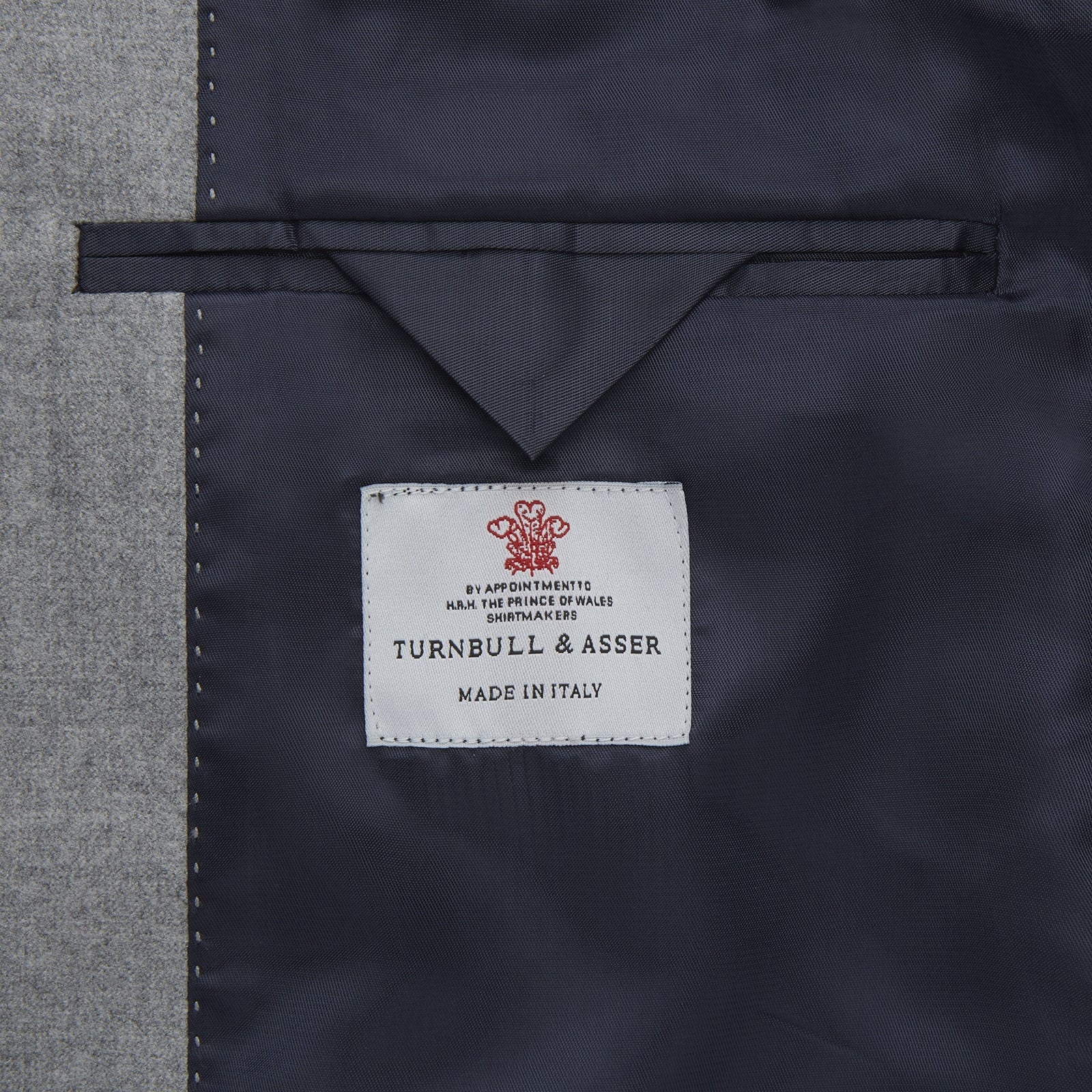 View 2 of product Dove Grey Escorial Lightweight Wool Jacket