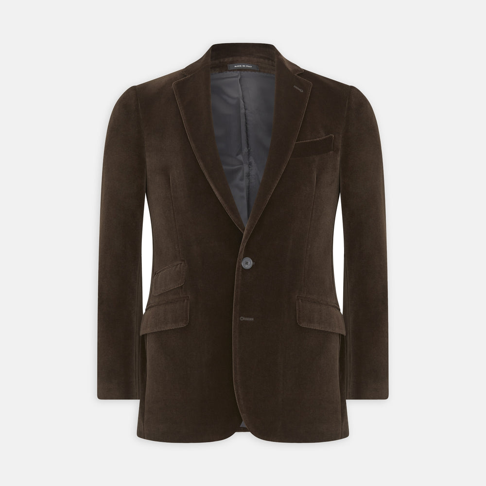 Brown Velvet Jacket