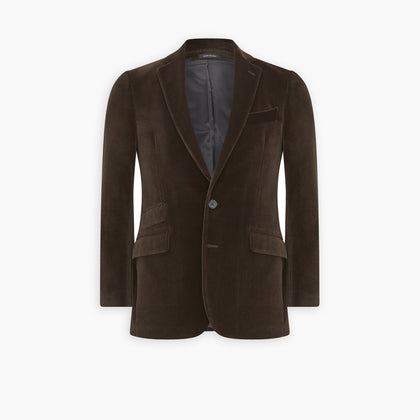 Brown Velvet Jacket Image 3