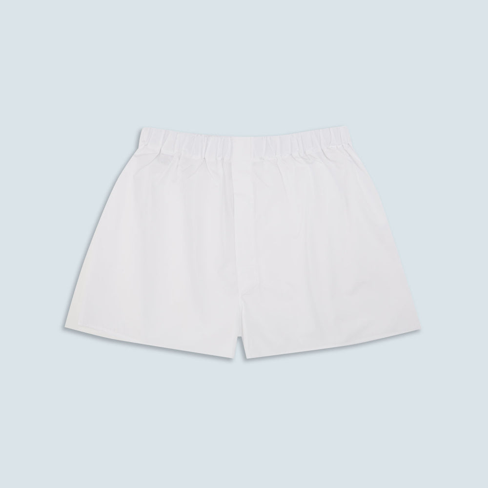 White Sea Island Quality Cotton Boxer Shorts
