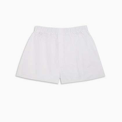 White Sea Island Quality Cotton Boxer Shorts Image 2