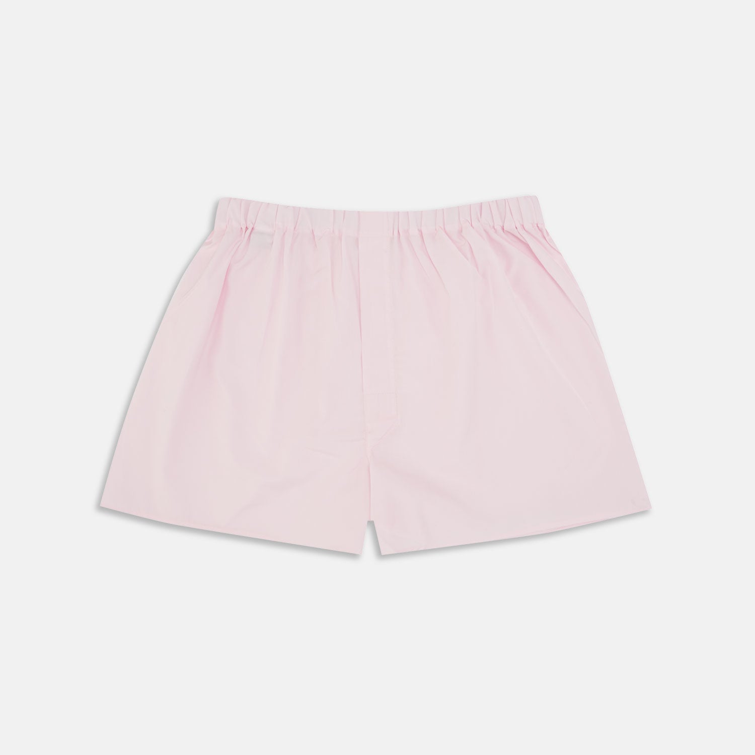 View 1 of product Plain Pink Cotton Boxer Shorts