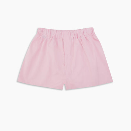 Pink End-On-End Cotton Boxer Shorts Image 2