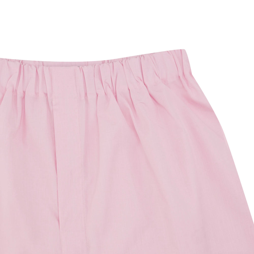 Pink End-On-End Cotton Boxer Shorts