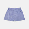 View 1 of product Mid-Blue Gingham Cotton Boxer Shorts