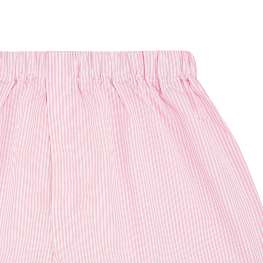 Pink Bengal Stripe Cotton Boxer Shorts