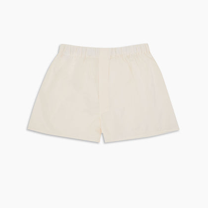 Cream Sea Island Quality Cotton Boxer Shorts Image 2