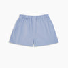 View 2 of product Plain Blue Sea Island Quality Cotton Boxer Shorts