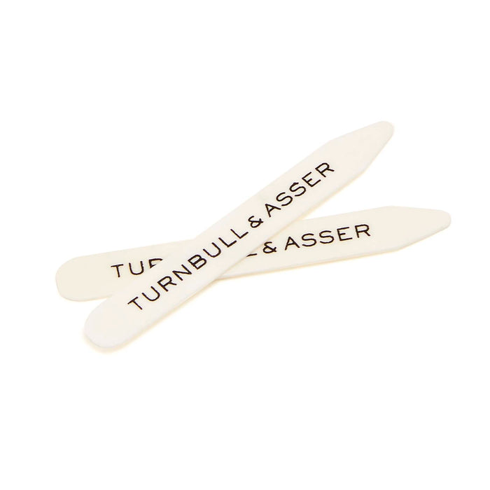 Bone Collar Stays in Tan Leather Lined Mustard Suede Tray Image 1