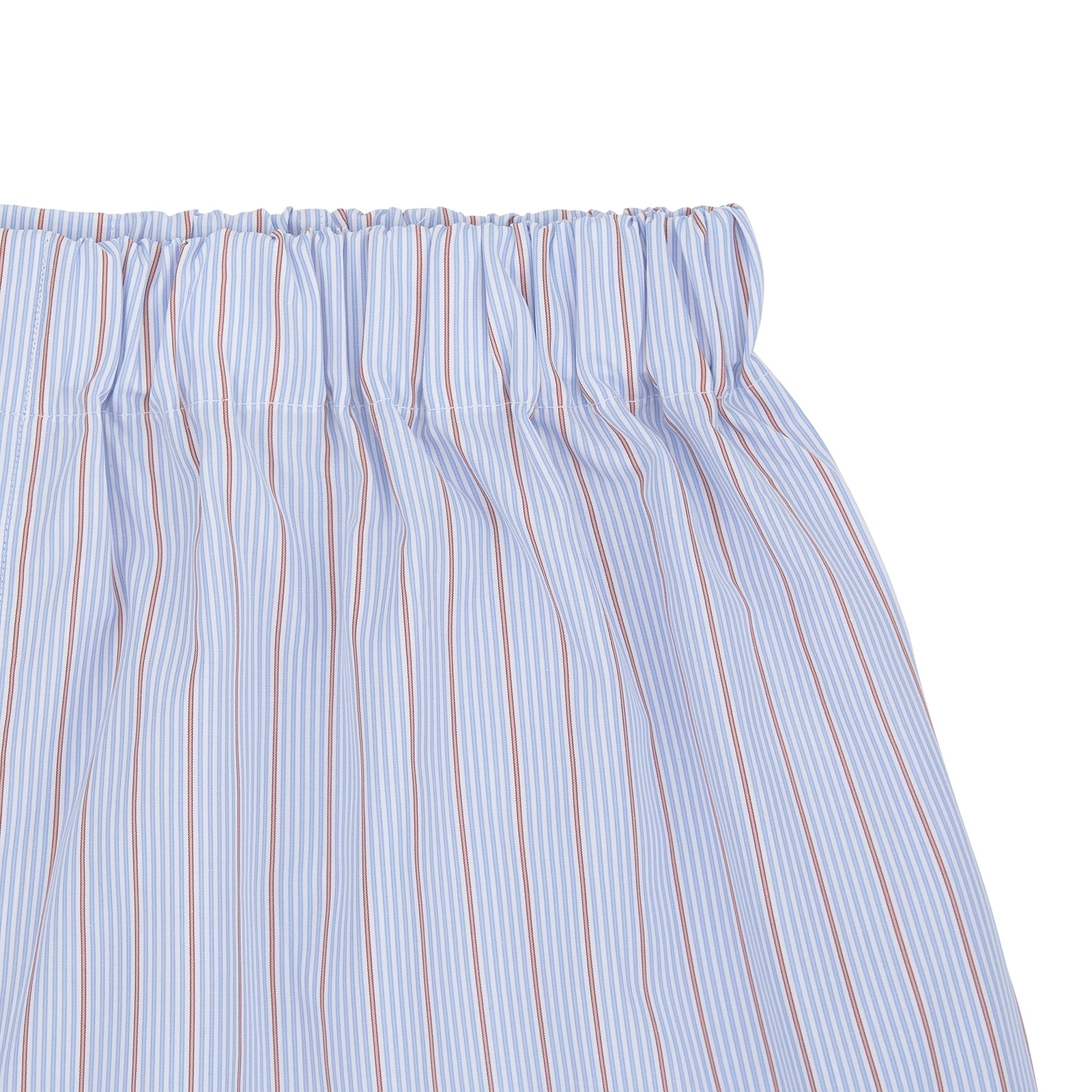 Sky Blue and Pink Pinstripe Cotton Boxer Shorts