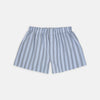 View 1 of product Grey, Turquoise and Sky Blue Mixed Stripe Cotton Boxer Shorts