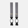 View 1 of product Silver and Charcoal Geometric Adjustable Silk Braces