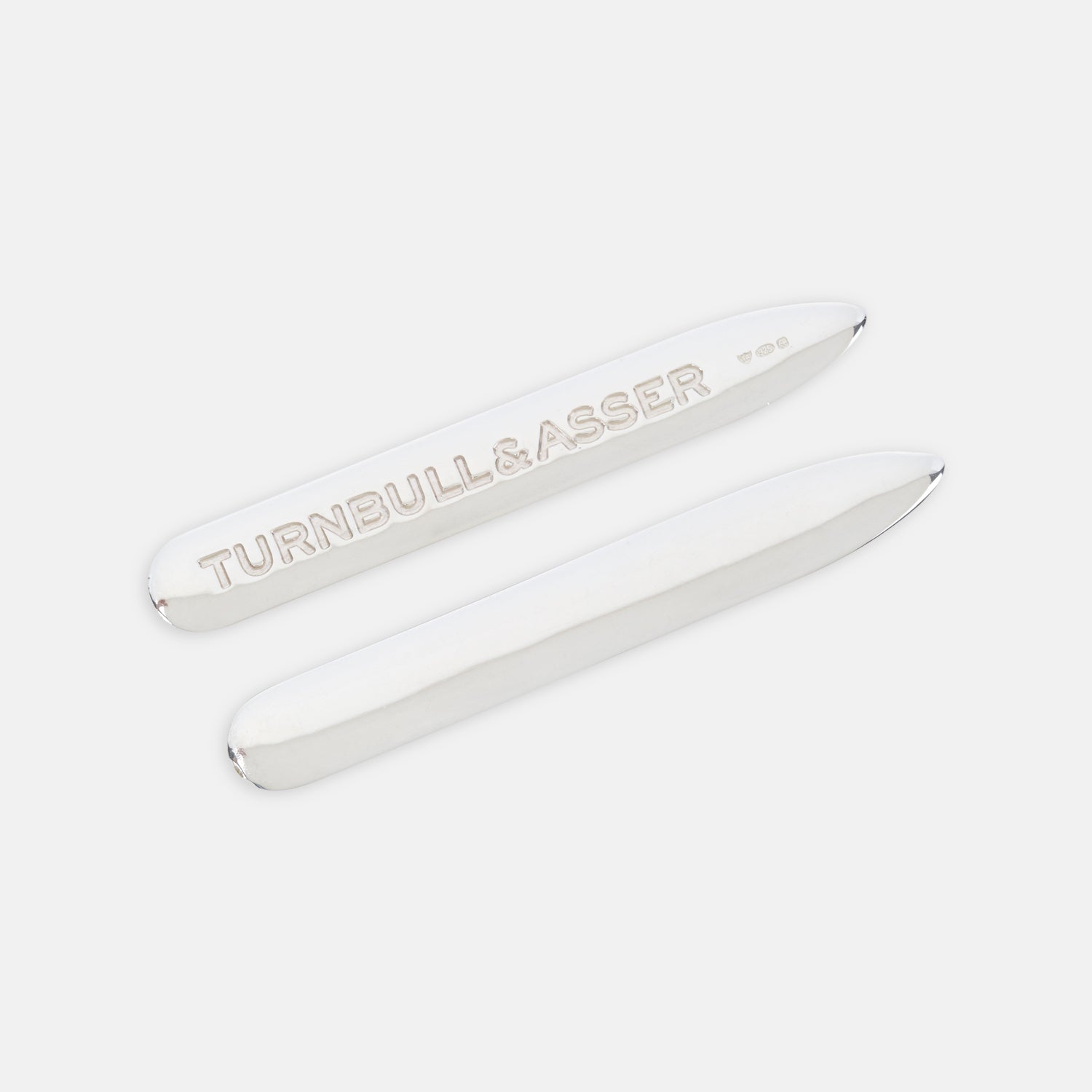 View 1 of product Short Sterling Silver Collar Stays