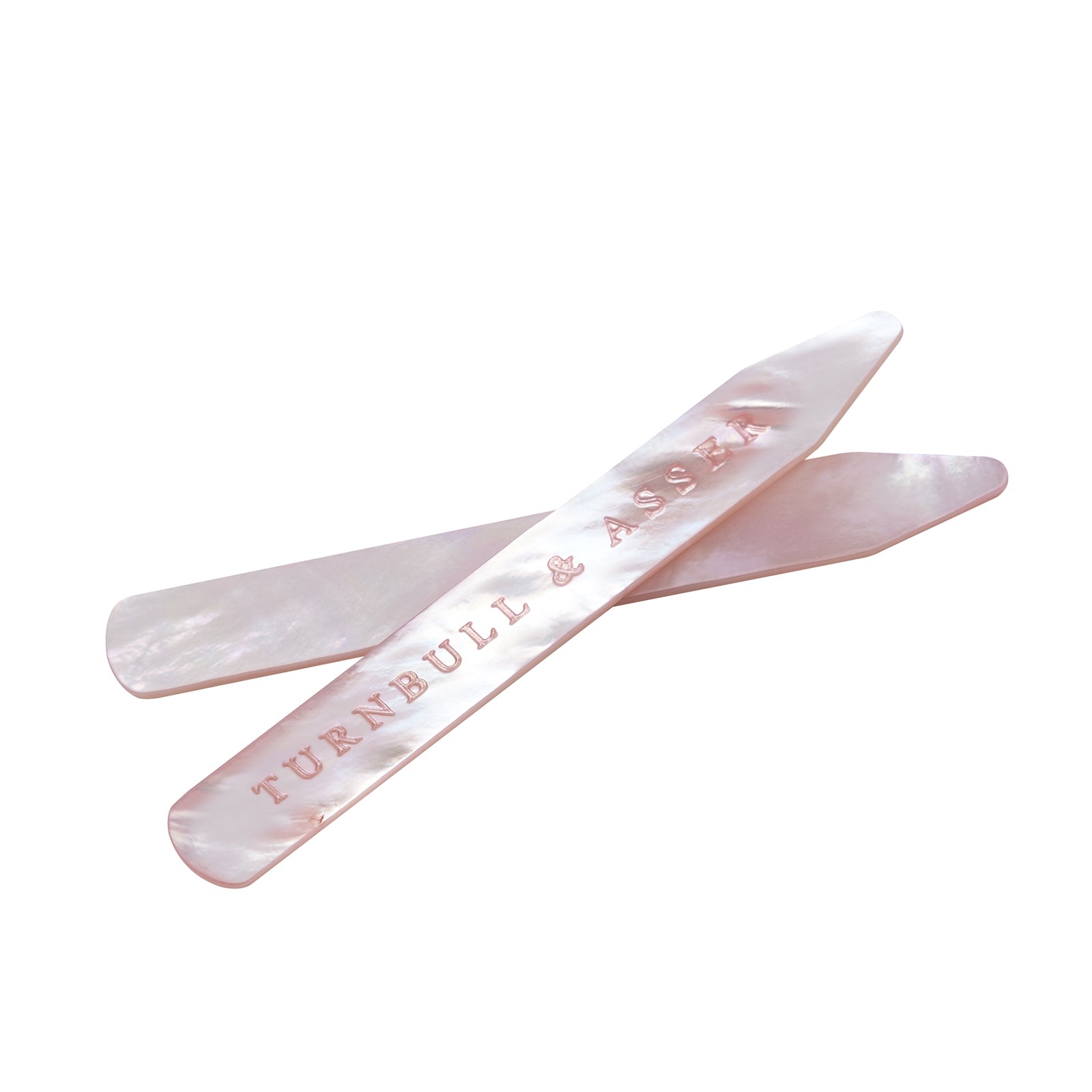 Pink Mother-of-Pearl Collar Stays