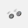 View 1 of product Smoke Sterling Silver Mother-of-Pearl Button Cufflinks