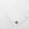 View 3 of product Smoke Sterling Silver Mother-of-Pearl Button Cufflinks