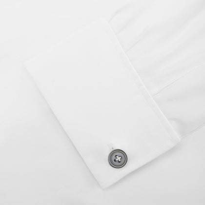 Smoke Sterling Silver Mother-of-Pearl Button Cufflinks Image 2