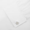 View 3 of product White Sterling Silver Mother-of-Pearl Button Cufflinks