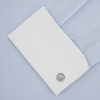 The Great Gatsby Cotton Shirt with White Collar and Double Cuffs Image 5