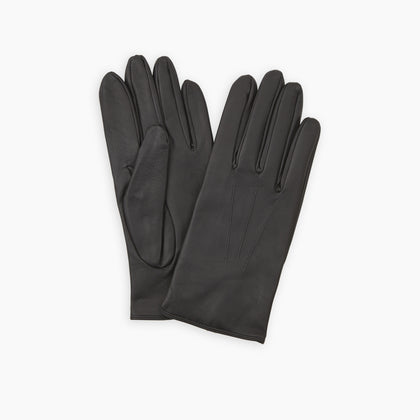 Berkeley Black Leather Evening Gloves Image 2
