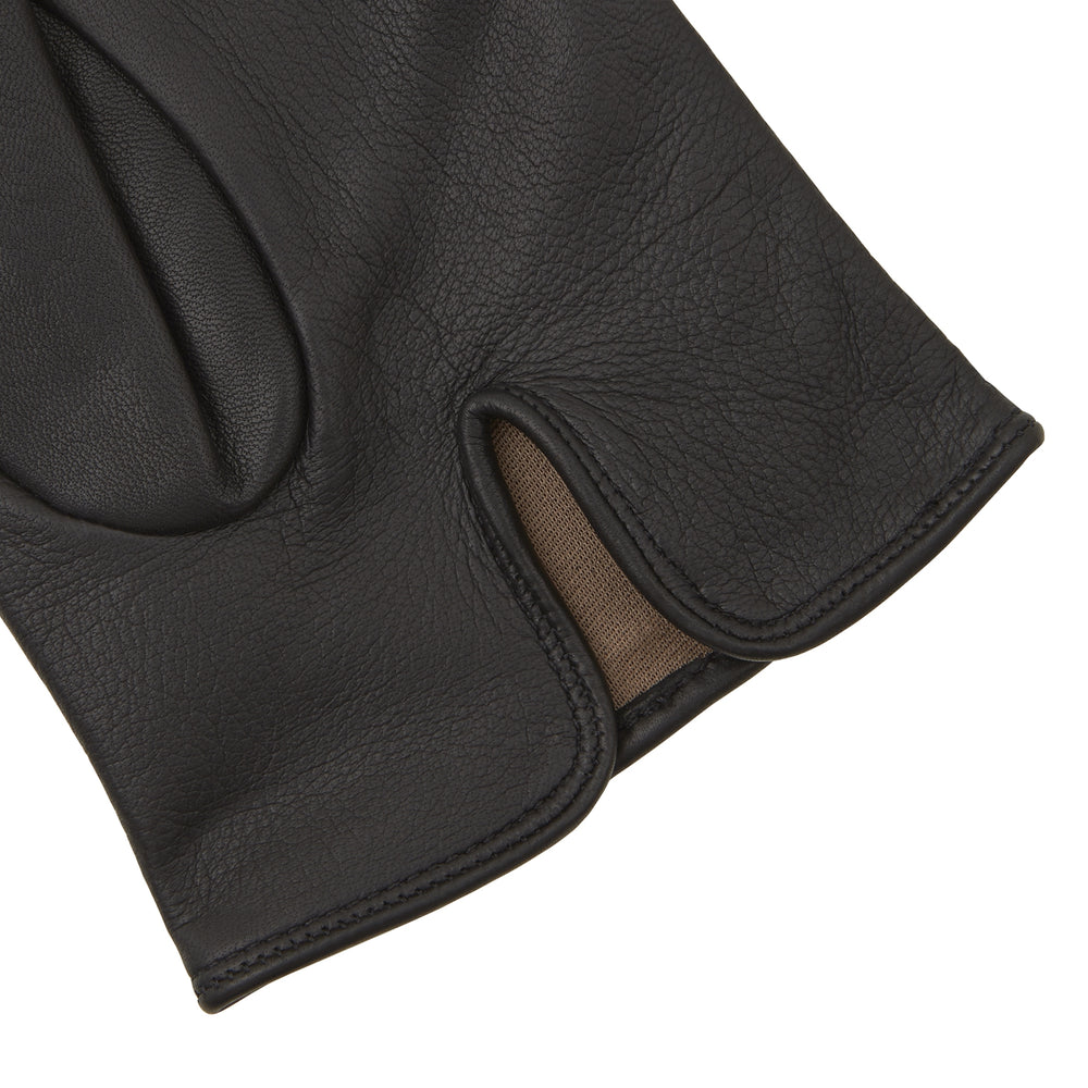 Berkeley Black Leather Evening Gloves