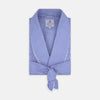 View 1 of product Mid Blue Gingham Check Piped Cotton Gown