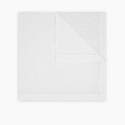 White Linen Handkerchief Image 4