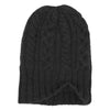 View 2 of product Charcoal Cable Knit Cashmere Hat