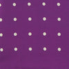 View 3 of product Purple Spot Silk Pocket Square