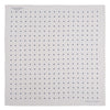 View 2 of product White and Navy Spot Silk Pocket Square