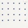 View 3 of product White and Navy Spot Silk Pocket Square