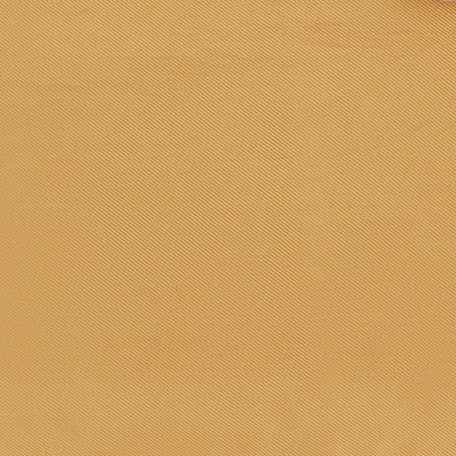 View 3 of product Gold and White Piped Silk Pocket Square