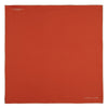 View 2 of product Dark Orange and White Piped Silk Pocket Square