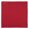 View 2 of product Red and White Piped Silk Pocket Square