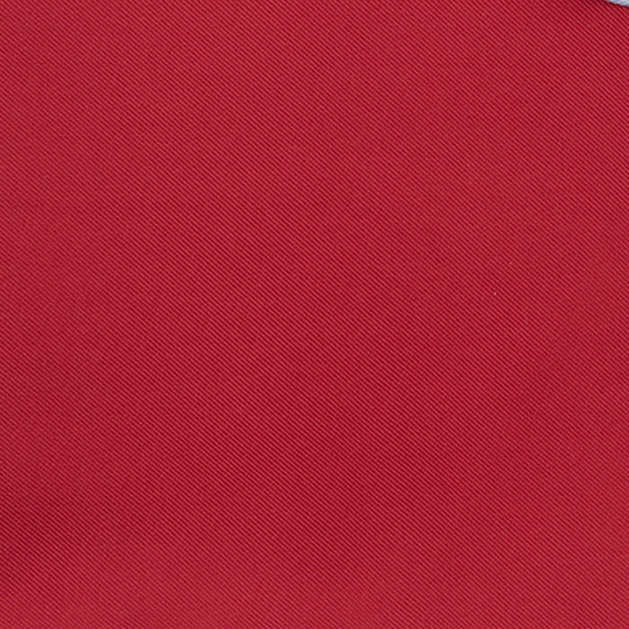 Red and White Piped Silk Pocket Square Image 2