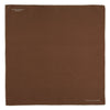 View 2 of product Brown and White Piped Silk Pocket Square