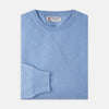 Sky Blue Fine Cashmere Crew Neck Jumper