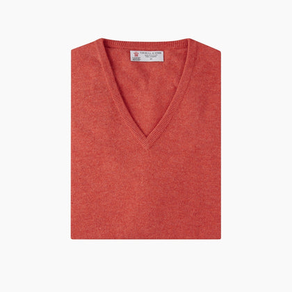 Crimson Fine Cashmere Slipover Image 2