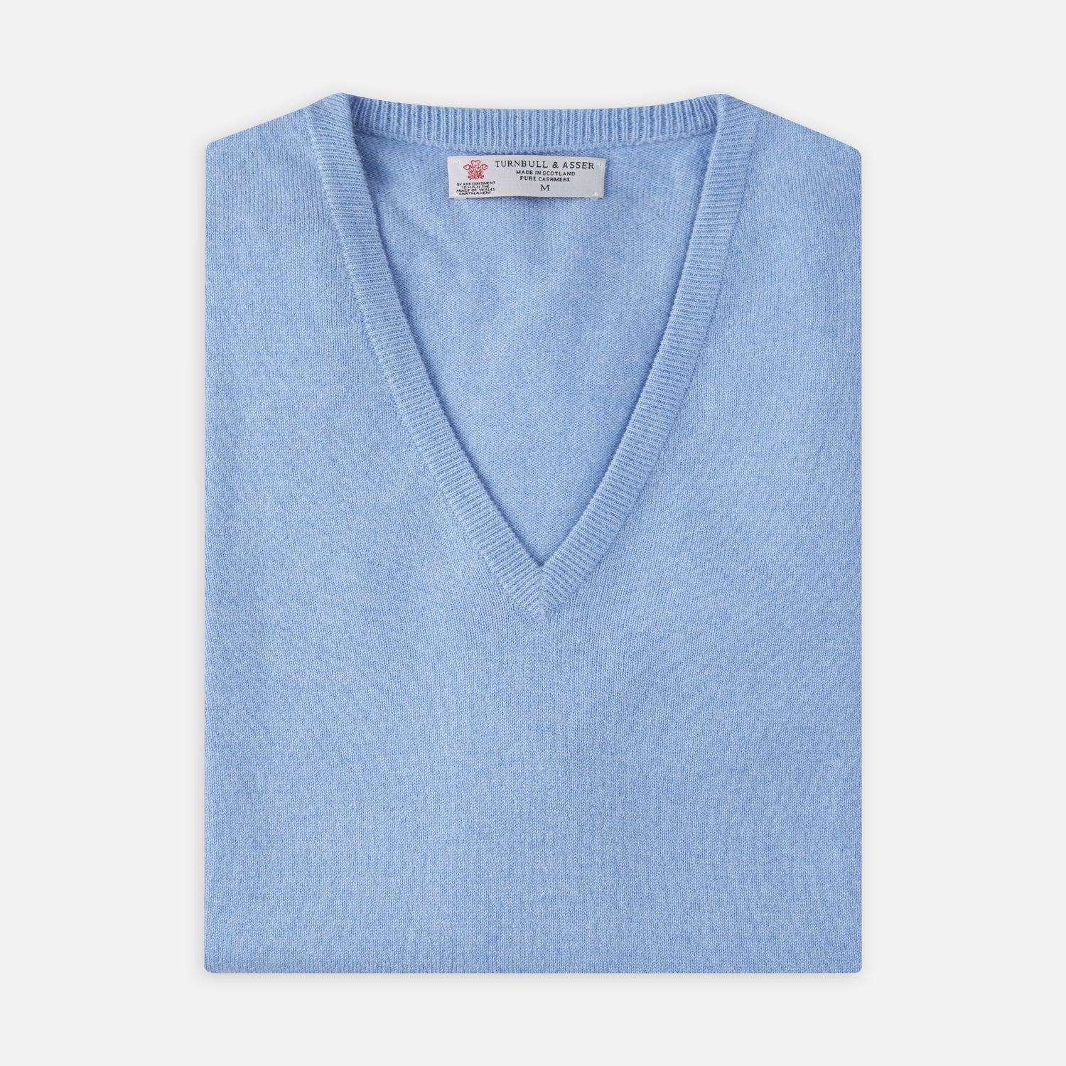 View 4 of product Sky Blue Fine Cashmere Slipover