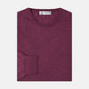 View 1 of product Plum Fine Merino Crew Neck Jumper