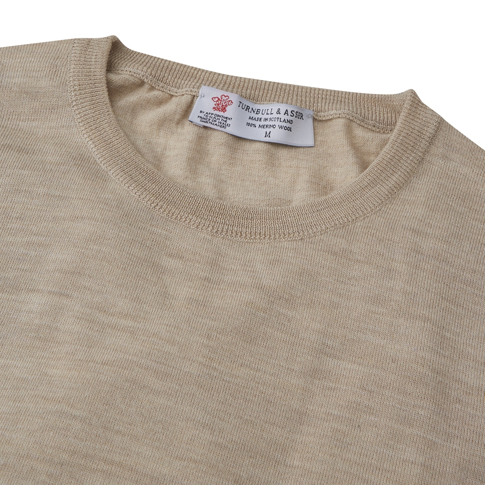 View 2 of product Camel Fine Merino Crewneck Jumper
