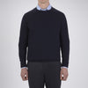 View 2 of product Indigo Crew Neck Merino Wool Jumper
