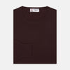 View 1 of product Wine Crew Neck Merino Wool Jumper