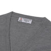 View 2 of product Flannel Grey Merino Wool Cardigan