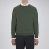 View 2 of product Green Crew Neck Cashmere Jumper