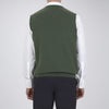 View 3 of product Green V-Neck Cashmere Slipover