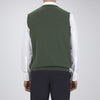 View 3 of product Green V-Neck Cashmere Slipover