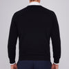 View 3 of product Black V-Neck Cashmere Jumper